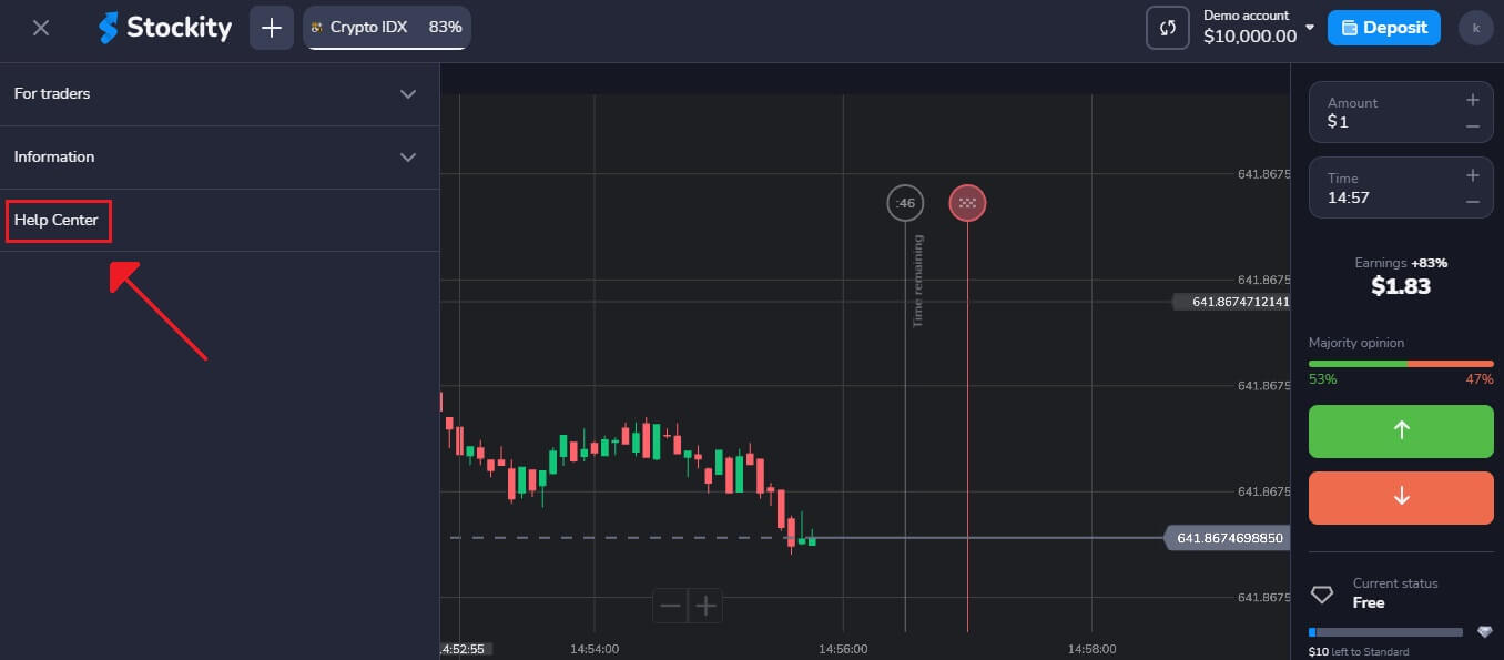 Зверніться до служби підтримки Stockity — чат, електронна пошта, параметри телефону