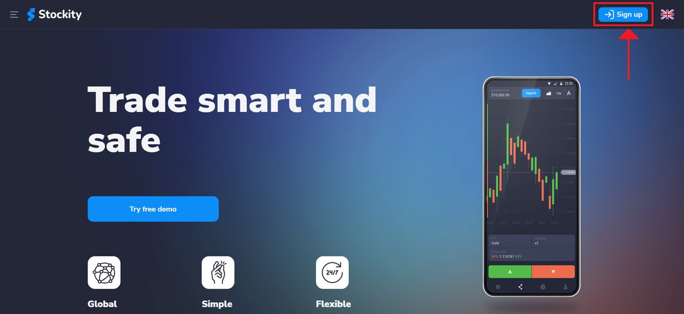 Abrir conta e depositar no Stockity: etapas e requisitos