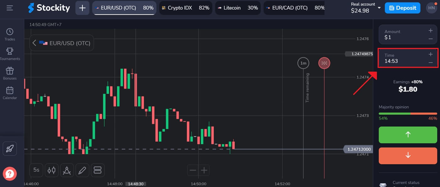 Login e negociação Stockity: inicie opções binárias, Forex e criptografia